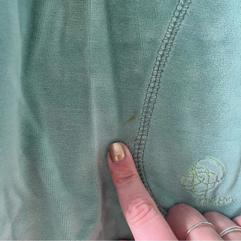 PATAGONIA vintage Velour green pullover women's size large - Picture 10 of 12